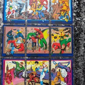 DC Comics trading card lot